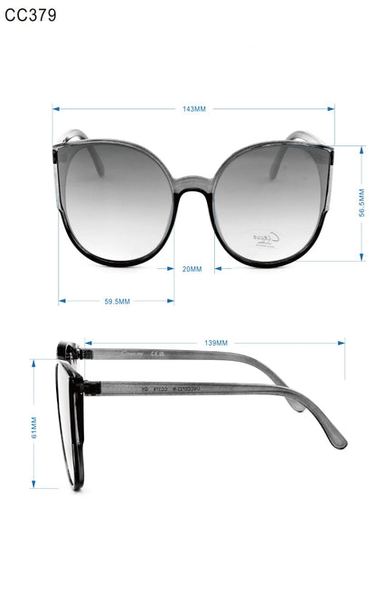 Circus by Sam Edelman CC379 - Gafas de sol para mujer con protección UV, 60 mm