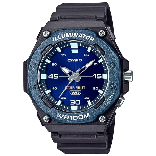 Casio Reloj Deportivo para Hombre, Analógico, Color Azul