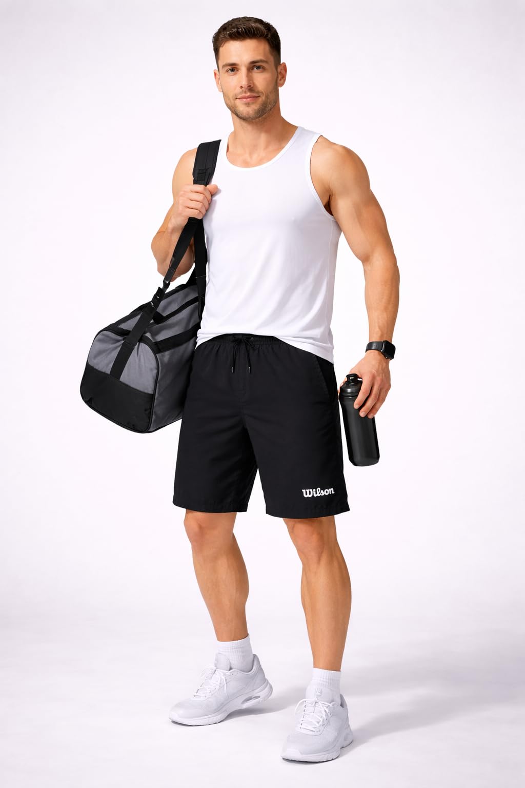 Short Wilson Deportivo Liviano Transpirable Hombre