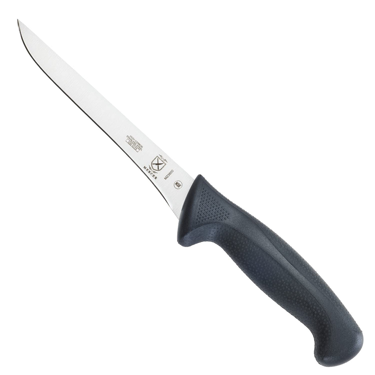 Mercer Culinary M23850 Millennia Flexible Boning, 6", Stainless Steel, Black