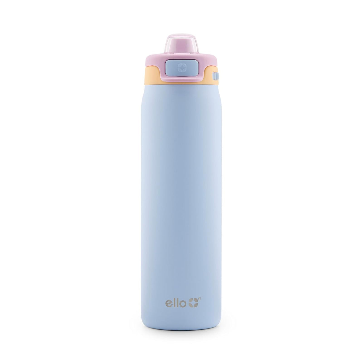 Ello Pop & Fill Botella de Agua de Acero Inoxidable - 22 Ounces - Amanecer costero