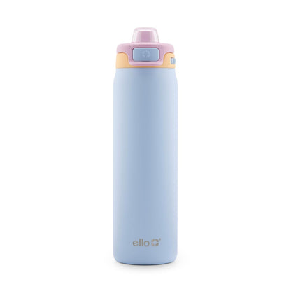 Ello Pop & Fill Botella de Agua de Acero Inoxidable - 22 Ounces - Amanecer costero