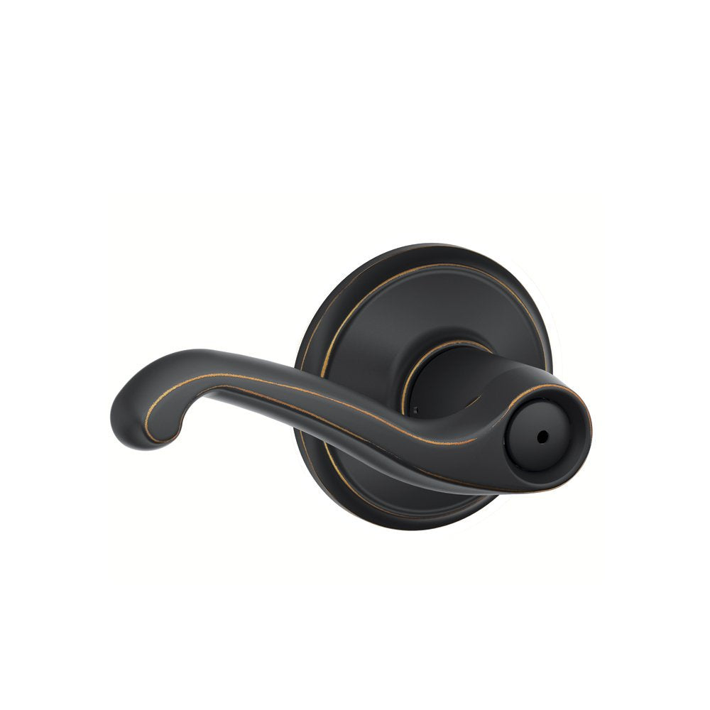 Schlage Cerradura Mecánica para Puerta, Línea Tradicional - Privacy - Standard - Aged Bronze