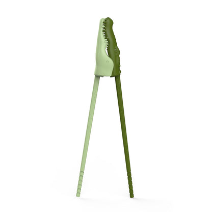 Fred Munchtime Palillos de Entrenamiento para Niños, Sin BPA - Cocodrilo