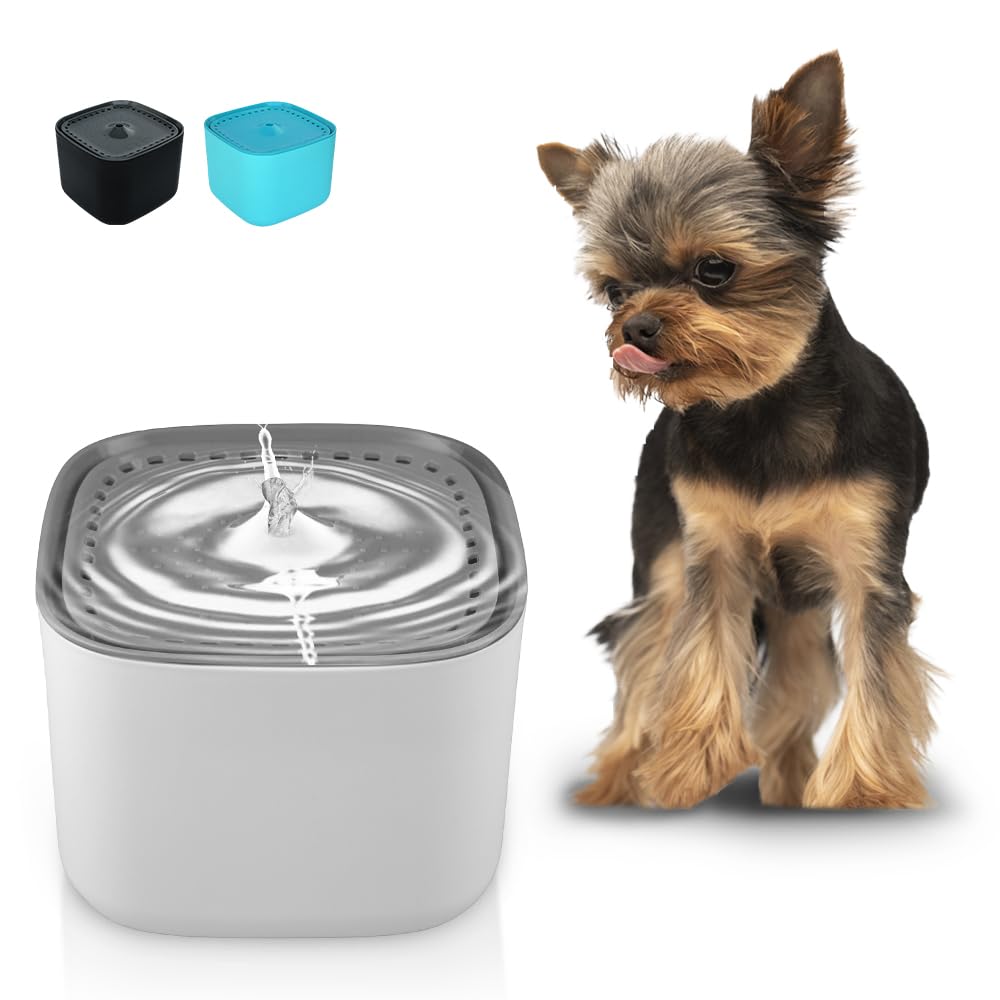 Fancy Pets Bebedero Automático para Perro y Gato, 3 L - Blanco