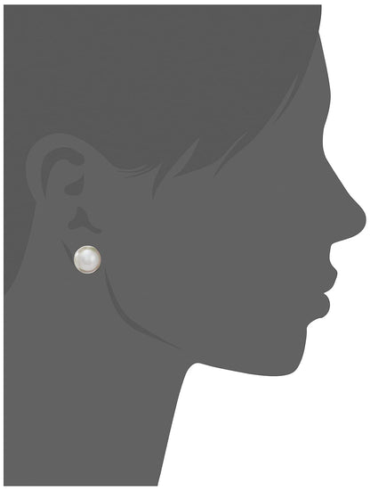 MJ00328.01.2.000.701.1 Majorica Arete para Mujer, color Blanco, 12 mm