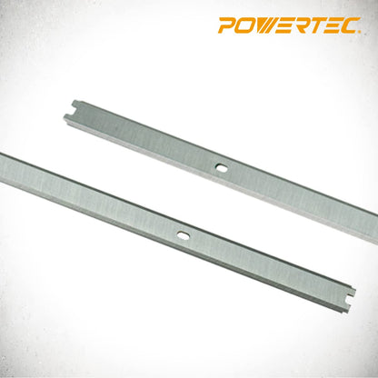 POWERTEC 12828 - Cuchillas cepilladoras de 13 pulgadas para RIDGID R4330, TP1300LS, repuesto para cuchillos cepilladores AC20502, juego de 3