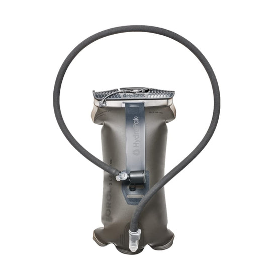 HydraPak Force (depósito de hidratación de 2 L o 3 L) – Vejiga de agua ultra duradera para paquete de hidratación, tubo aislado y cubierta antipolvo, válvula de mordida autosellante, a prueba de fugas, totalmente reversible, apto para lavaplatos