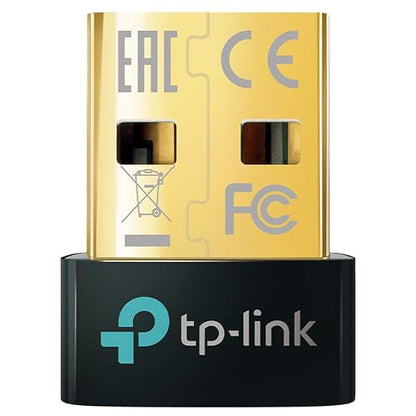 TP-Link UB5A, Adaptador Bluetooth 5.4 Compatible con Windows 11/10/8.1/8/Win 7/XP, para PC, Teclado, Mouse, Auriculares, Altavoces, Impresora