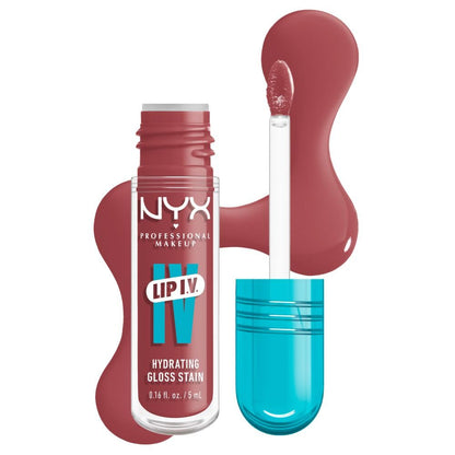 NYX Professional Makeup Lip IV Tinta para Labios Hidratante - Petal Pourin (Rosa Palo)