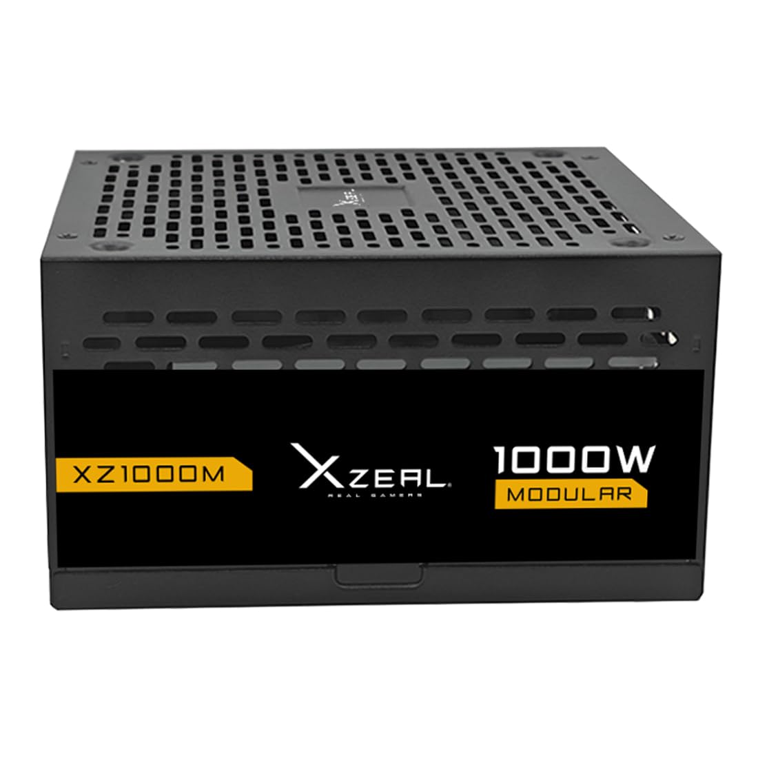 Fuente de Poder Xzeal XZ1000M ATX 1000W 80 Plus Gold Modular 1x20+4pin + 2xP8(4+4) Pin +3X PCI-E/CPU (8pin) + 1x PCI-E 5.1+ 4X SATA/Molex Negro