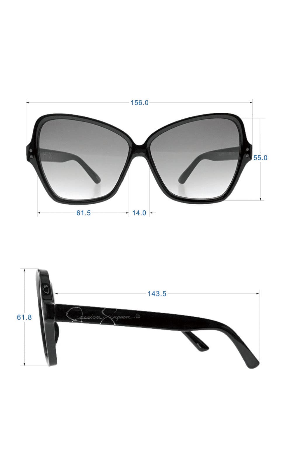 Jessica Simpson J5921 Gafas Mujer