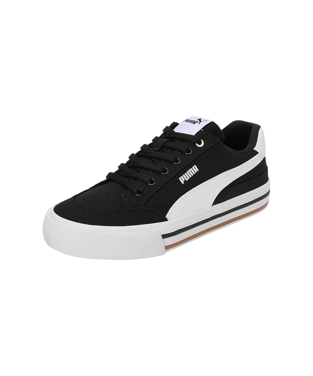 Puma Court Classic Vulc FS Tenis Unisex - 28.0 cm - Negro y Blanco