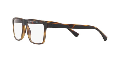 Emporio Armani Ea4115 - Marcos para anteojos graduadas para hombre con dos clips intercambiables rectangulares