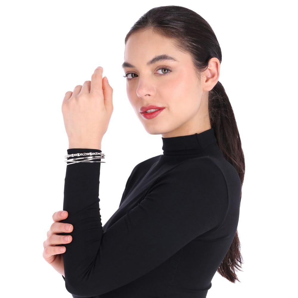 Nine West Pulsera Plateado para Mujer