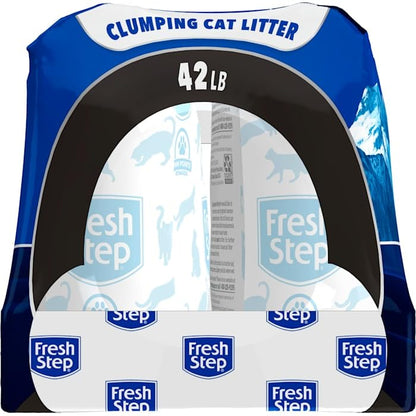 Fresh Step Extreme Scented Litter con el Poder de Febreze. Arena aglutinante para Gatos, Aroma Mountain Spring, 42 Libras (19 kg)