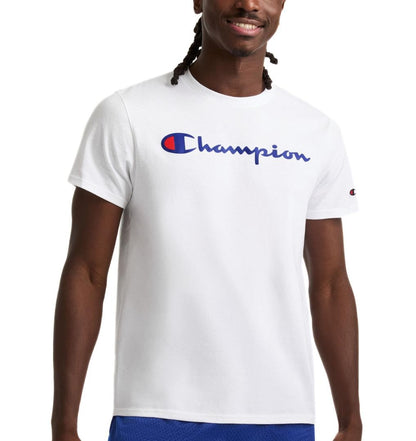 Champion LIFE Playera Cuello Redondo para Hombre - M - WHITE