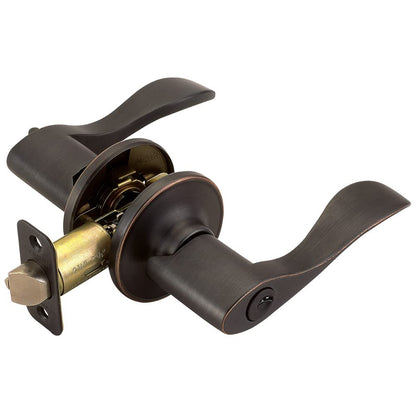 Design House Springdale Manija para Puerta Bronce Aceitado - Oil Rubbed Bronze - Entrada con llave