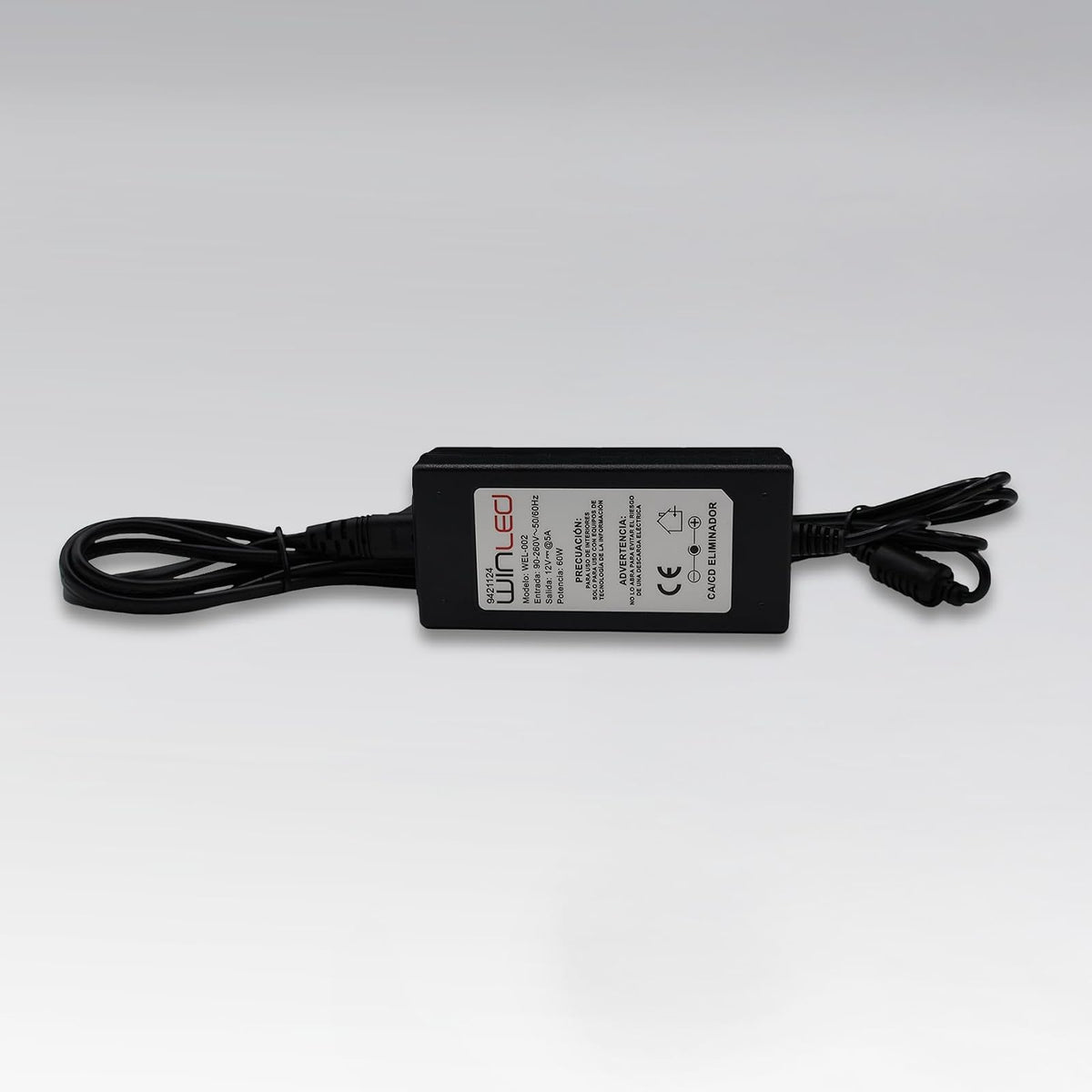 Winled WEL-002 Eliminador de Voltaje CD 12v a 6A 60w Interior
