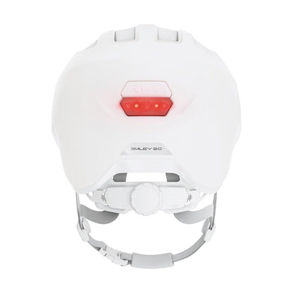 ABUS Kinderhelm Smiley 3.0 Ace LED - Fahrradhelm mit Licht