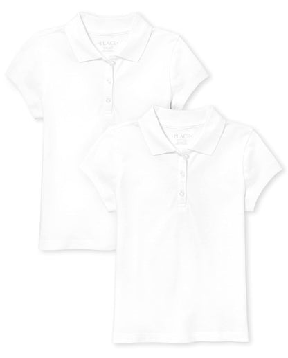 The Children's Place Polo de piqué Uniforme para niña