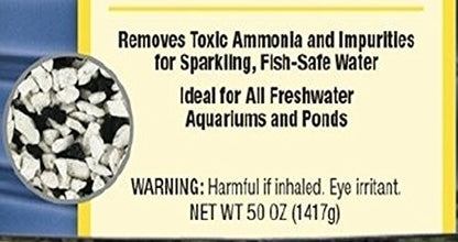 Marineland PA0392 Diamond Blend Activated Carbon/Ammonia Neutralizing Crystals, 50-Ounce, 1417-Gram
