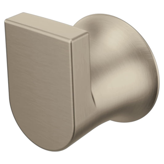 Moen Genta LX BH3803BN - percha de ropa para bata o toalla moderna de níquel cepillado para cocina o baño,