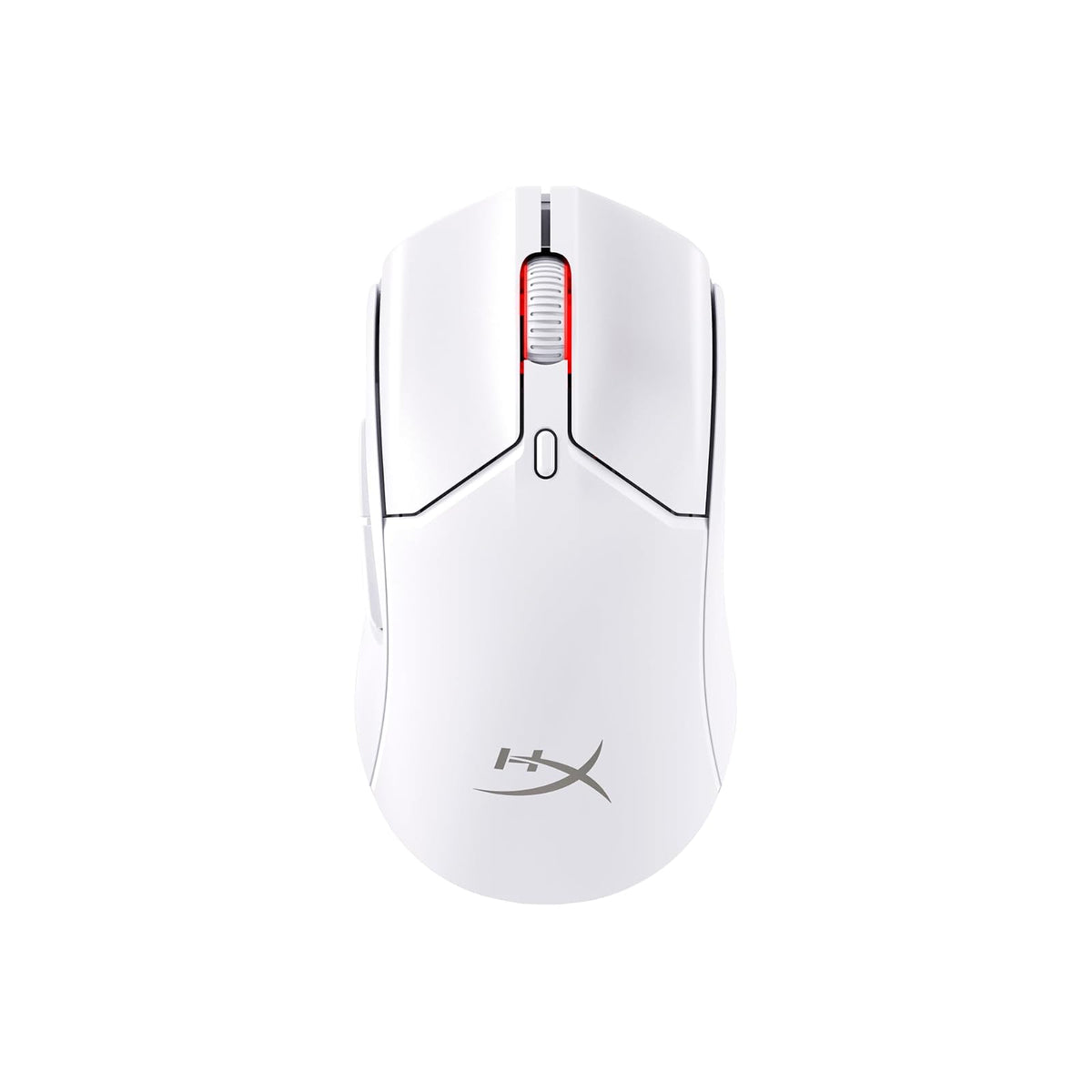 HyperX Mouse Pulsefire Haste 2 Mini - Inalámbrico para Juegos/Gaming, Bluetooth, 2.4GHz, Conectividad Inalámbrica Dual, Compacto y Ligero, Blanco (7D389AA)