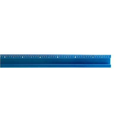 POWERTEC 71488 - Valla multipista en T con medición láser de derecha a izquierda, 3 pulgadas de alto x 24 pulgadas de largo