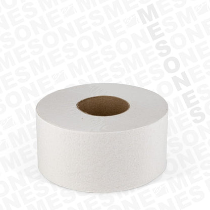 Kimberly-Clark, higienico Jumbo Jr, Marlí, 200 metros,hoja Doble, caja con 12 rollos, color blanco,de 9 cm
