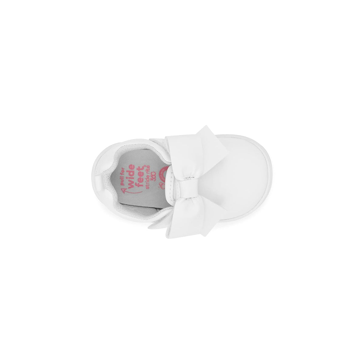 Stride Rite - Zapatos Kamila para bebé (bebé/bebé), Blanco, 4 Toddler