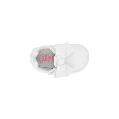 Stride Rite - Zapatos Kamila para bebé (bebé/bebé), Blanco, 4 Toddler