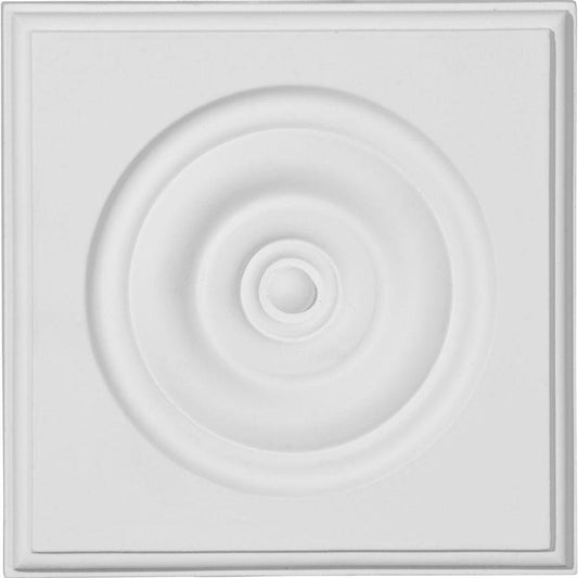 ekena millwork PB05 X 05 X 01tr 5 3/4-inch W x 5 3/10.2 cm de alto x 1 1/20.3 cm P tradicional Bullseye plinto bloque