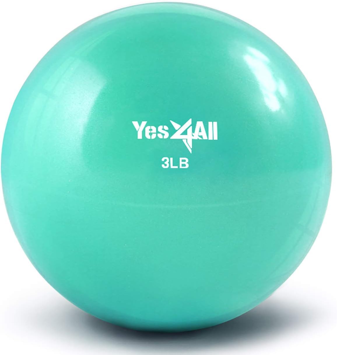 Yes4All Pelota Medicinal de Tonificación para Pilates y Yoga - 3lbs