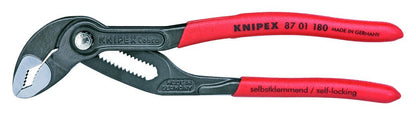 KNIPEX Tools - Juego de alicates cobra de 2 piezas (87 01 180 y 87 01 250) (003120V01US), rojo