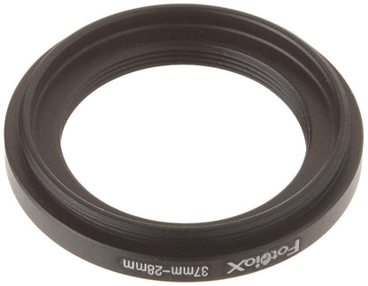 Fotodiox - Adaptador de Filtro de Metal con Anillo Escalonado, Aluminio anodizado Negro, 37 mm-28 mm, 37-28 mm