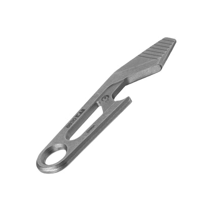 Kershaw Multiherramienta Llavero Abrebotellas | Gris, tamaño de llave, barra de palanca, punta de destornillador plana, acero 3Cr13