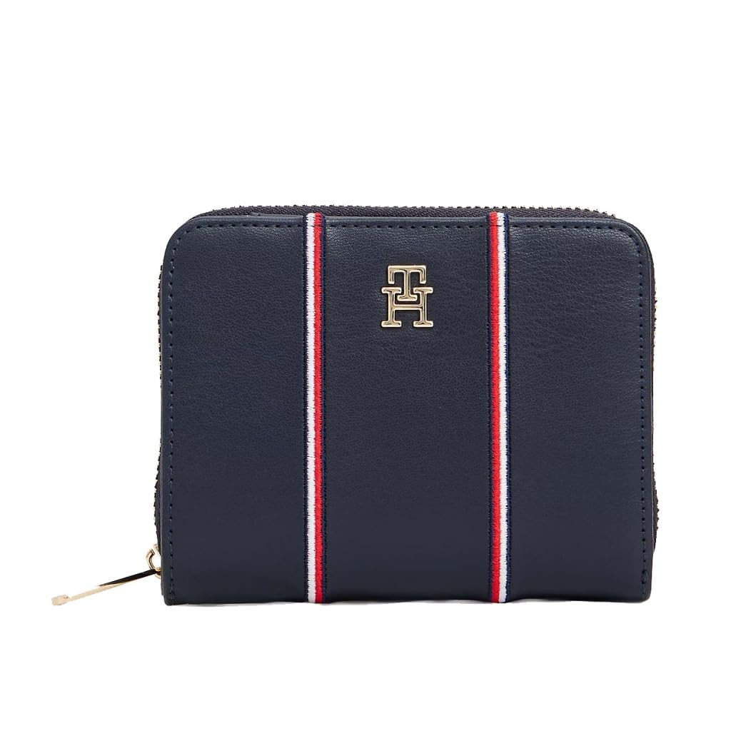 Tommy Hilfiger Cartera para Mujer, Azul, 1.5 cm x 12 cm x 9 cm - 1.5 cm x 12 cm x 9 cm - Azul