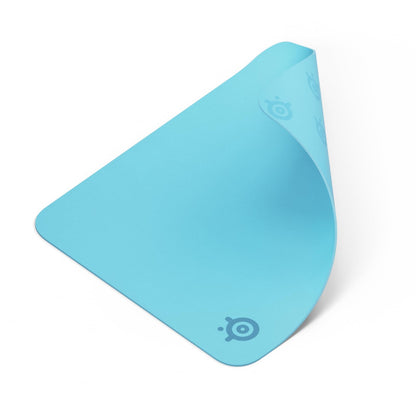 SteelSeries QcK Mouse Pad Gaming Superficie Microtejida - Blanco M - Aguamarina - 2L x 320A mm - QcK M Aqua | Aqua-colored medium mousepad with micro-woven cloth.