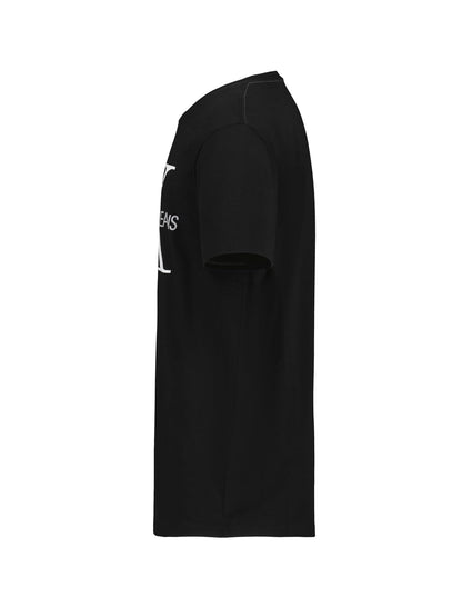 Calvin Klein - Playera de Manga Corta con Bolsillo y Cuello Redondo para niños, Suave, cómoda, Ajuste Relajado