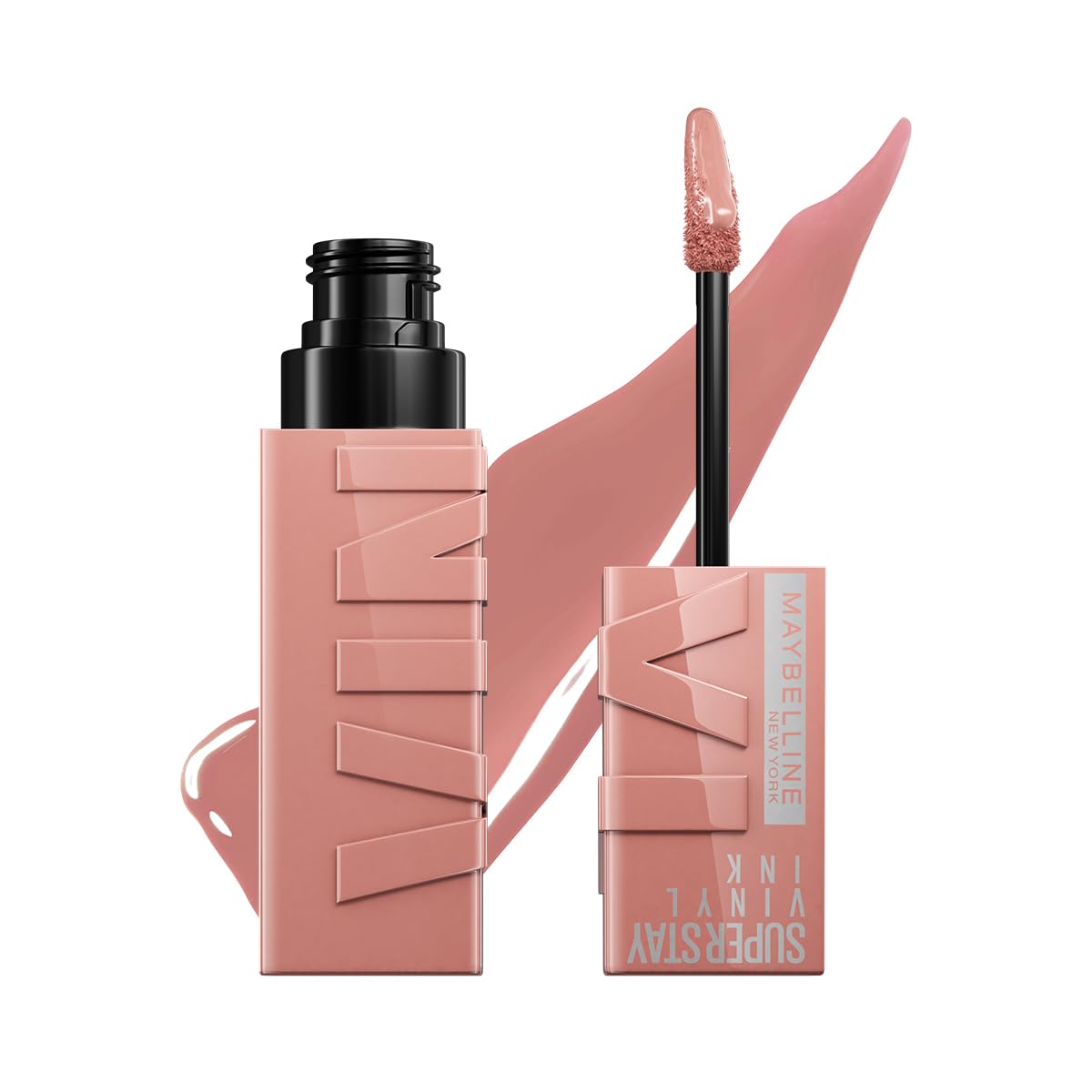 Maybelline Super Stay Vinyl Ink Labial Líquido Efecto Vinilo, Tono Punchy - CAPTIVATED - Líquido