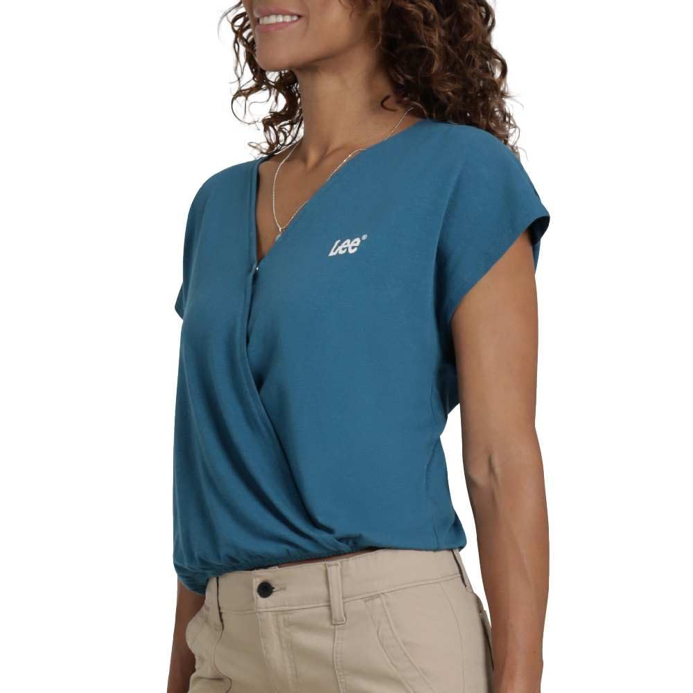 Lee Camisa Regular de Algodón para Mujer