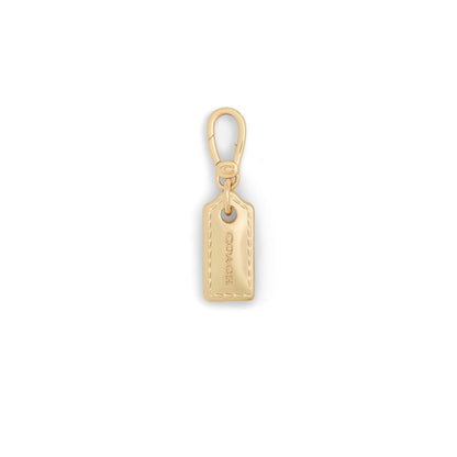 Coach Dije Coleccionable Signature para Collar o Pulsera - Una talla - Hangtag cosido dorado