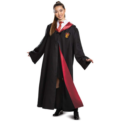 Disguise Harry Potter - Bata de Lujo con temática de casa de Hogwarts para Adultos, Calidad de película, Accesorio de Disfraz, Negro & Rojo, Adult XXL (50-52)