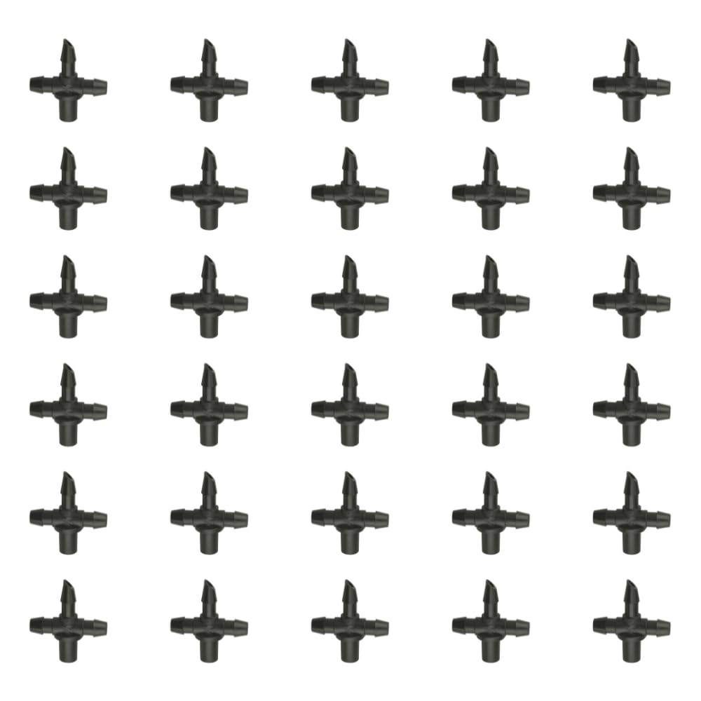 Rain Bird Conector Universal de Púas para Riego por Goteo 1/4", 30pz - Paquete de 30