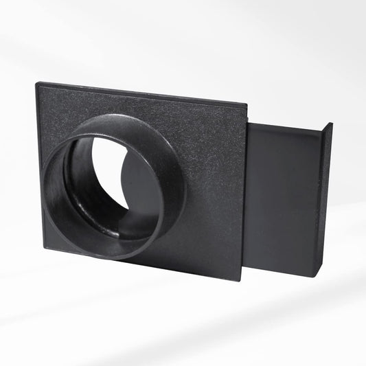 POWERTEC 70108 - Puerta de explosión de 4 pulgadas para colector de polvo, accesorios de recogida de polvo