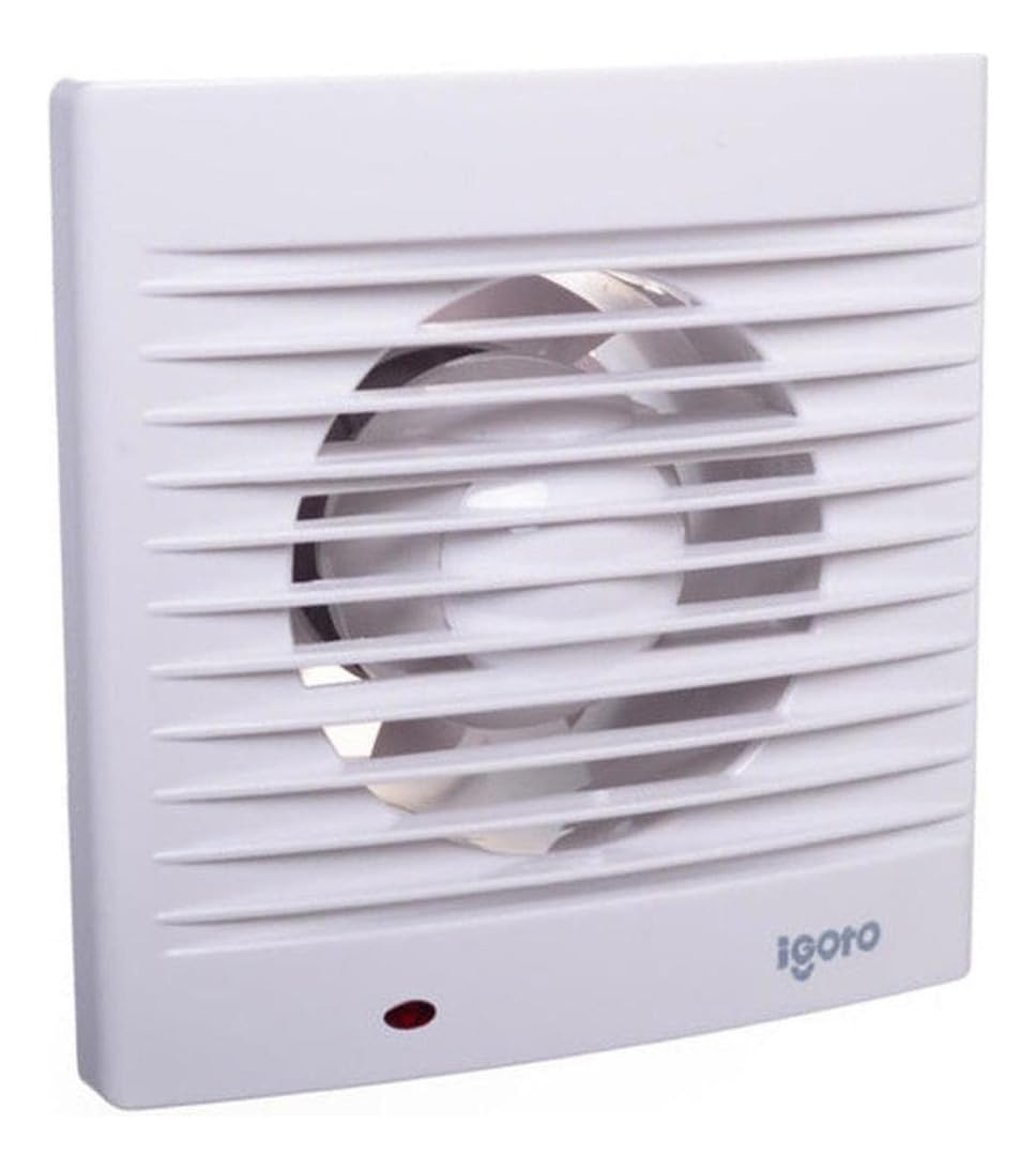 Igoto EX4-16W Extractor de aire empotrable 16W, Color blanco, 15X15 cm