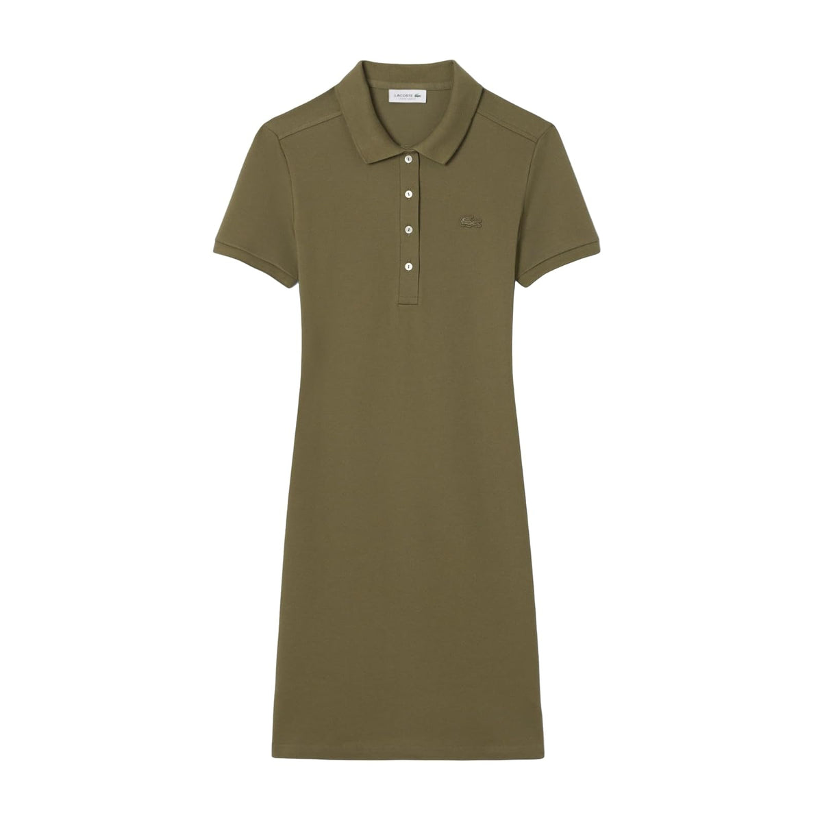 Lacoste Vestido Polo Slim Fit Mujer - Mínimo - Verde