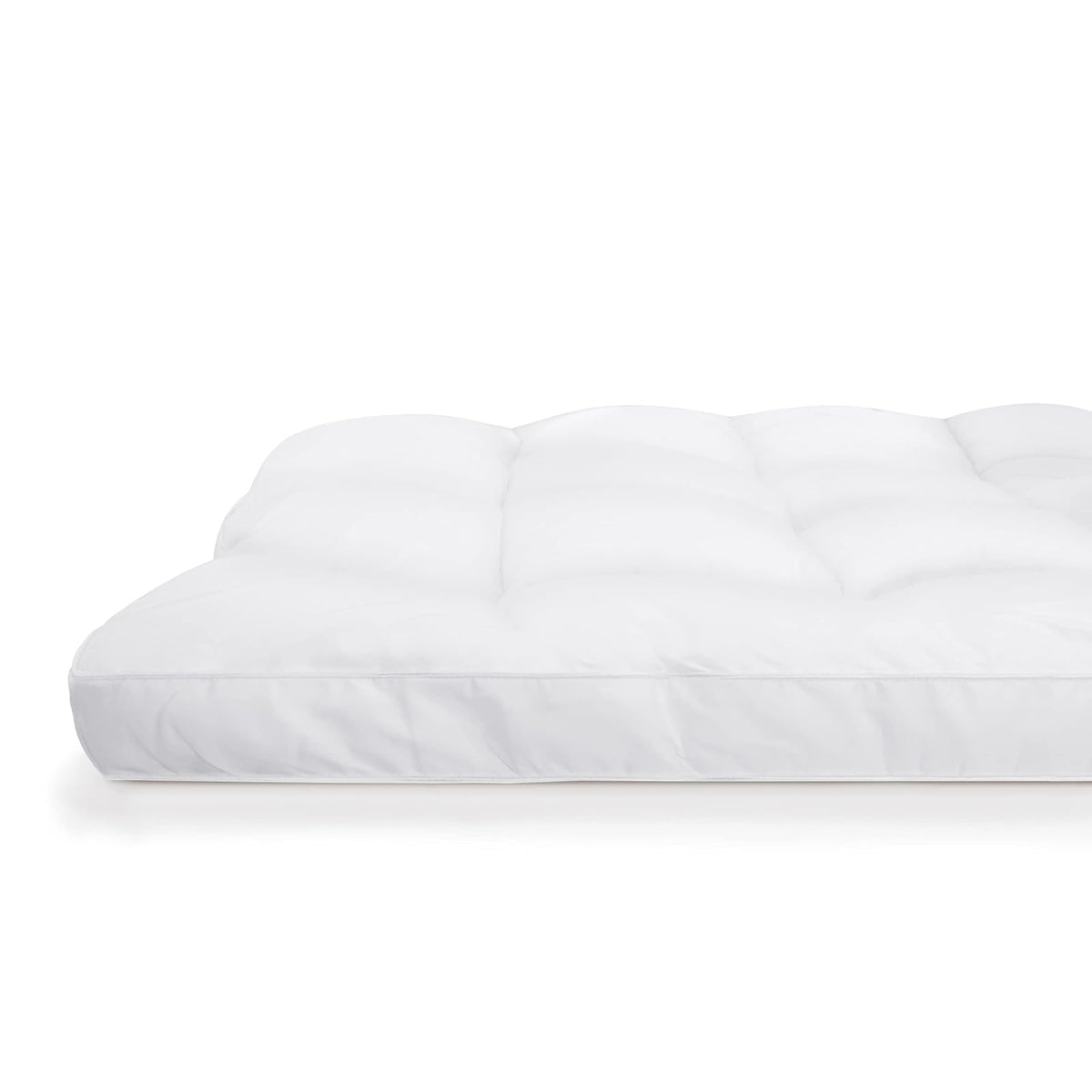Serta Down Illusion - Protector de colchón para Cama King, Color Blanco
