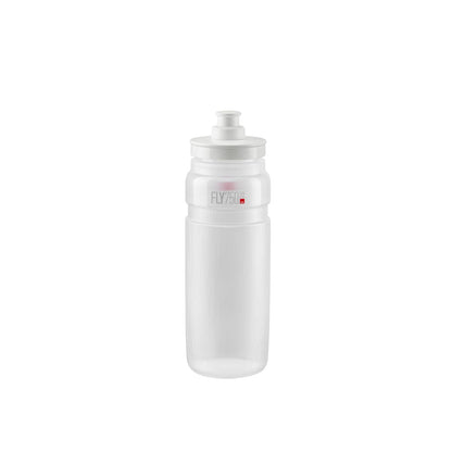 Elite Fly Tex - Botella de agua para ciclismo, 750 ml, transparente, ultraligera, sin BPA, fácil de apretar para carretera, MTB y grava